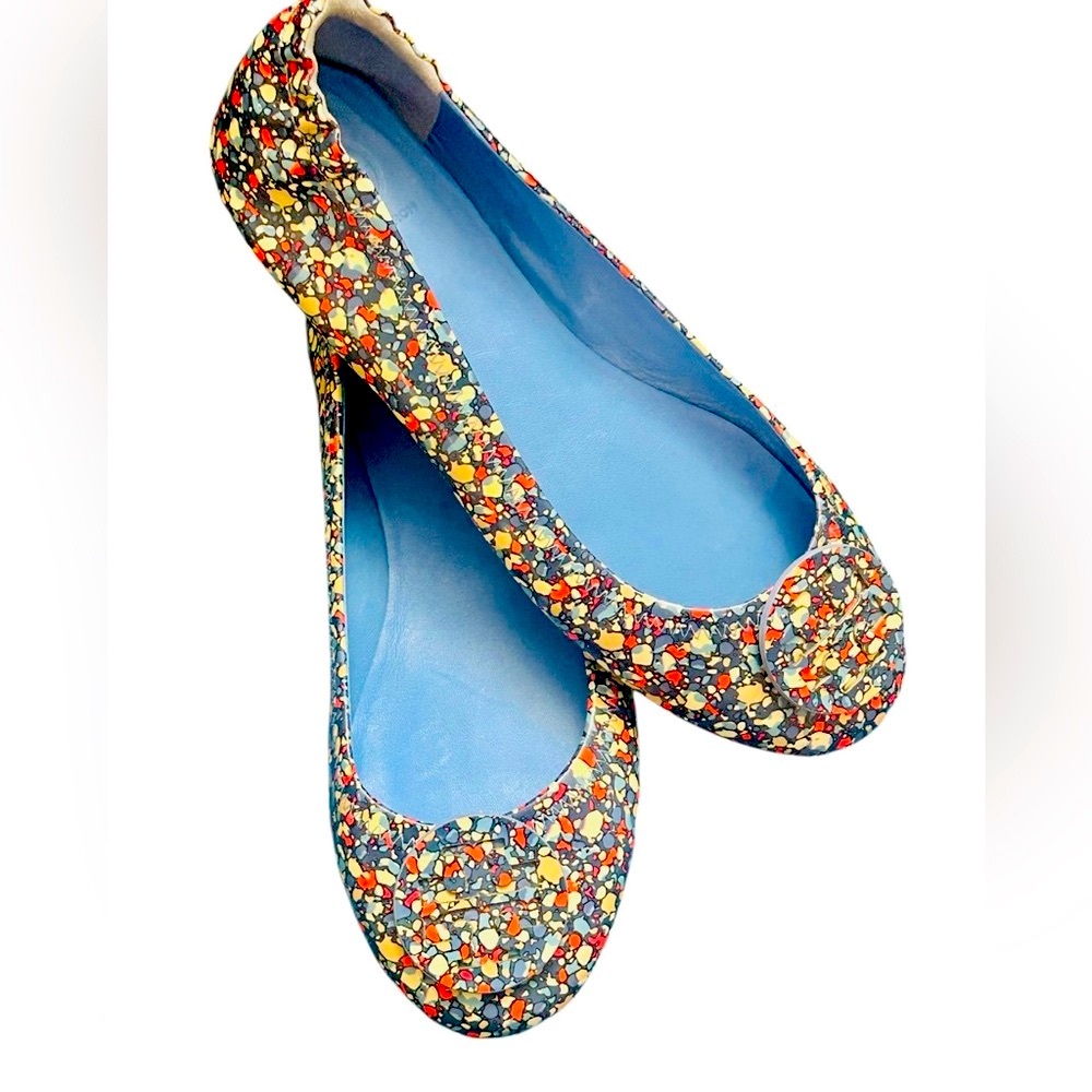 Tory Burch Floral Print Women's Ballet Flats 8.5 M
